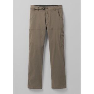 prAna Stretch Zion Belted Convertible Roll Up Hiking Pants Men 34x31 Brown Cargo